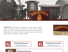 Tablet Screenshot of barricas.es
